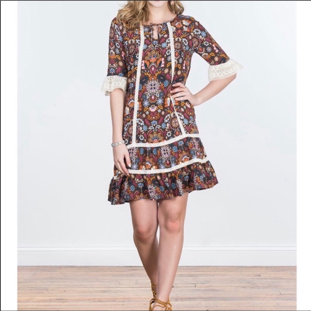 Matilda Jane Intermission dress size L NWT